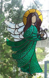 stained glass angel